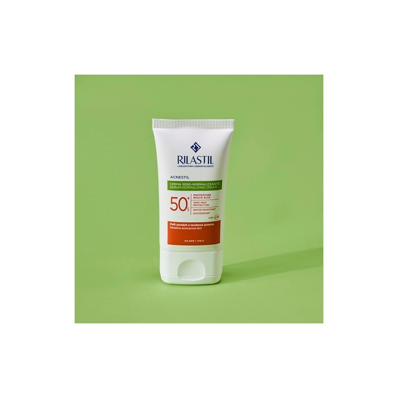 Rilastil Sun System Acnestil SPF50+ 40ml Protector solar facial para