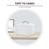 MERRYHAPY Sturdy Photo Storage Box Easy to Organize Portable Plastic