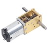 DC12V 27RPM Dual Shaft Motor Micro Worm Gear Reduction Motor