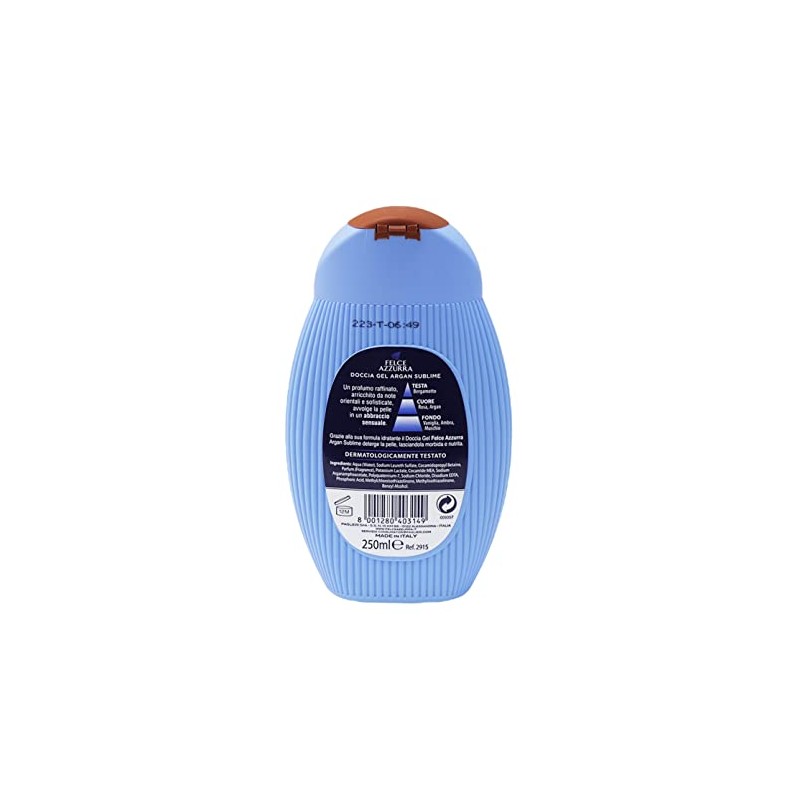 Felce Azzurra Benessere Wellness Shower Gel Argan Oil 250ml 8.45oz