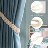 Zliger Pack of 4 Magnetic Curtain Tiebacks, Curtains Tiebacks, Curtain