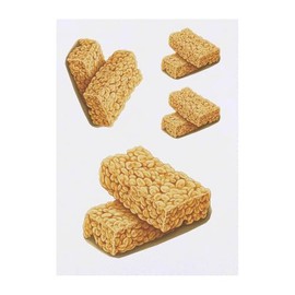 4 x 'Marshmallow Treats' Temporary Tattoos - Water Resistant, Skin-Safe, Non-Toxic Transfers, Mixed Sizes (TO00084026)