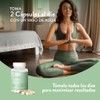 Suplemento Gaba Teanina Tirosina Semilla Uva Relajación Calma Vegano Cápsulas