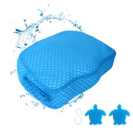 Hot Tub Booster Seat, Weighted SPA Booster Seat Cushion for Adults, 3D Air Mesh Hot Tub Seat Accssories with Non-Slip Micro Dot Bottom,Indoor or Outdoor Quick Dry Hot Tub Pillow