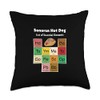 Sonoran Tucson Arizona Bacon Mayo Hot Dog Throw Pillow