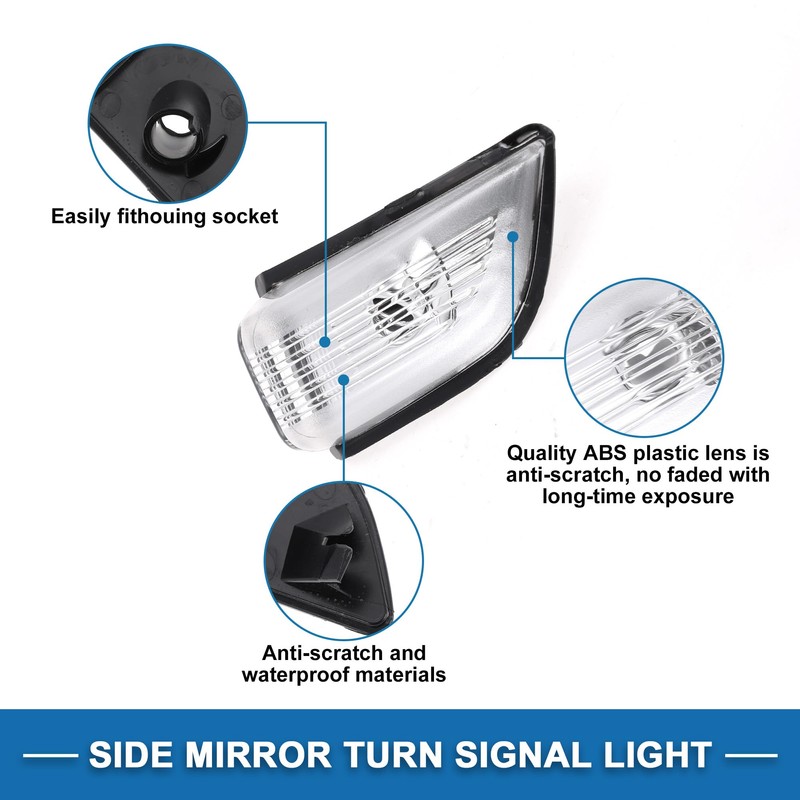 A ABSOPRO Car Mirror Turn Signal Light LED Turn Signal