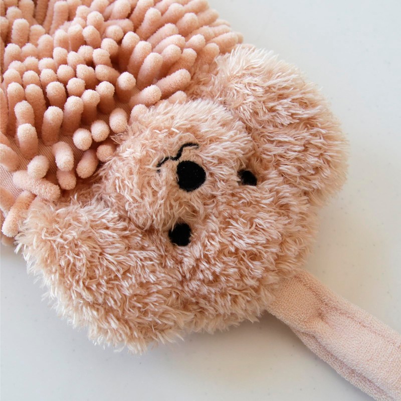 OKA Fundy Animal Mole Towel Poodle Beige (Cute Dog, Dog