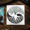FINGERINSPIRE Tree of Life Pattern Stencils 30 x 30 cm