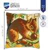 Vervaco Cross Stitch Kit Decorative Cushion Squirrel Crafts Adults Decoration