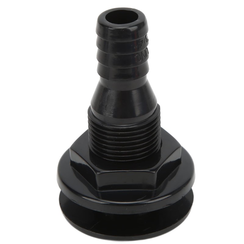 HilBeliFU 3/4in Thru Hull Fittings, ABS Straight Boat Fitting, Sturdy
