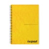 Silvine Luxpad A5 Memory Aid Yellow Paper Notebook - Lined