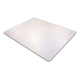 Floortex Polycarbonate Chair Mat 47" x 35" for Low/Medium Pile Carpets, Clear