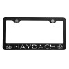 KA Laser Engraved Maybach Mirror Matte Black License Plate Frame