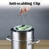Stainless Steel Hot Bowl Clip Pot Foldable Dish Holder Steamer
