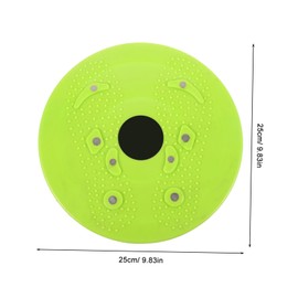 VICASKY Practical Twisting Waist Disc Durable Rotating Board for Home Fitness Non Slip Base Aerobic Exercise Machine for Waist Sculpting and Stomach Strengthening Green