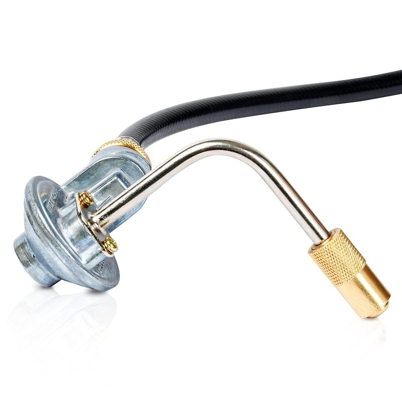 GasSaf 5 FT Propane Adapter Hose with Griddle Regulator, Griddle