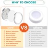 Lvyinyin Slim Under Cabinet LED Puck Lights, 110V Wired Accent