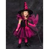 Kids Girls Witch Costume Fancy Tutu Dress Witch Princess Girl