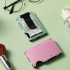 HIESGIE Wallet for Women, Minimalist Card Holder with Removable Clip,
