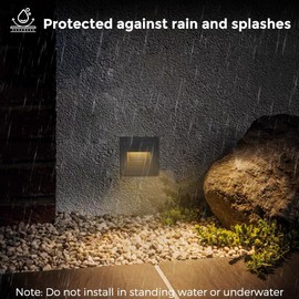 Arotelicht 8Pack LED Recessed Step Light with Motion Sensor, Warm White 3000K Recessed Wall Light (8, warmwhite)