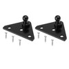 X AUTOHAUX 2 Set 10mm Car Ball Stud Brackets for
