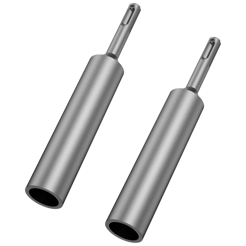 2Pcs Ground Rod Driver 25mm Professional SDS Plus Ground Rod