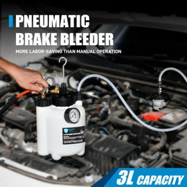 SMOTIVEPRO 3L Pneumatic Brake Pressure Bleeder Kit, One-Person Operation