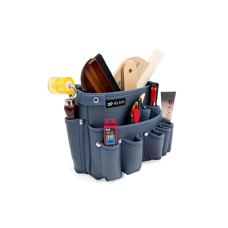 KLASS Wallpaper Tool Belt – Durable Woven-Nylon Construction, Easy Clean,