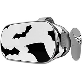 Decal Style Skin Wrap Compatible with Oculus Go Headset - Deathrock Bats (Oculus NOT Included)