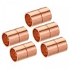 sourcing map Copper Pipe Coupling 10mm Straight Connecting Adapter with