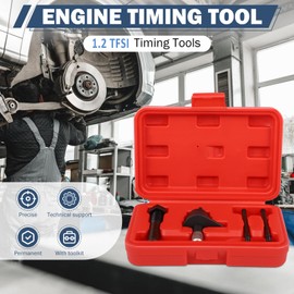 Luqixcey Engine Timing Tool Kit for VAG 1.2 TFSI TSI Car Engine Timing Tool Set with Camshaft Fixing Tool, Compatible with VW VAG 1.2 T Chain Petrol Engine, Engine Repair Timing Tool