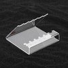 【P14】Transparent Acrylic Pen Holder Stationery Store storage organizer:_6 hole 13*12.8*8cm