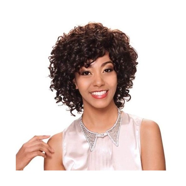 Hollywood Sis Brazilian 100% Remy Human Hair Wig HR-BRZ OPRAH (1 - JET BLACK)