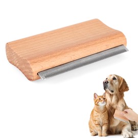 Dog Brush for Shedding, 4.33x2.56in Pet Grooming Brush Cat Grooming Supplies Pet Hair Remover Comb for Dog Cat Horse Rabbits