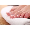 Lenzen 3 Pairs of Terry cloth Barefoot Insoles - White,