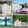 Double Side Gate Latch, Aluminum Self Locking Gate Latch for