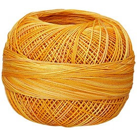 Handy Hands 210-Yard Lizbeth Cotton Thread, 25gm, Honey Drizzle