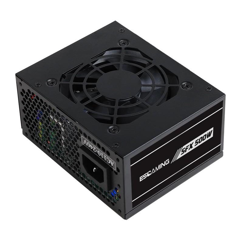SFX 500W Power Supply, ESGAMING Mini ITX Micro ATX Solution