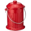Norpro, Red 93R, 1 Gallon Ceramic Compost Keeper