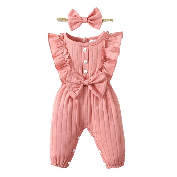 Mioglrie Baby Girl Clothes Newborn Jumpsuit Infant One Piece Outfits
