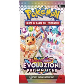Pokémon TCG: Leafeon Scarlet and Violet Expansion Sticker Collection - Prismatic Evolutions (one Holographic Promo Card and Three Expansion Packs)