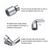 sourcing map L Shaped Angled Hex Socket Wrench 20mm 45#