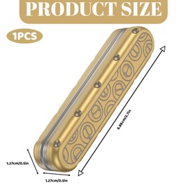 Fidget Slider Toy, EDC Metal Fidget Toys for Adults, ADHD and Autism Toy, Metal Fidget Slider for Concentration and Stress Relief, Gifts for Friend and Family