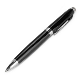BoxWave Stylus Pen Compatible with Scriptpro MP 100 Touchscreen - EverTouch Meritus Capacitive Styra, Capacitive Stylus with Rollerball Pen - Jet Black