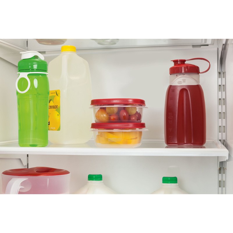 Rubbermaid Easy Find Lids Food Storage Containers, 1.25 Cup, Racer