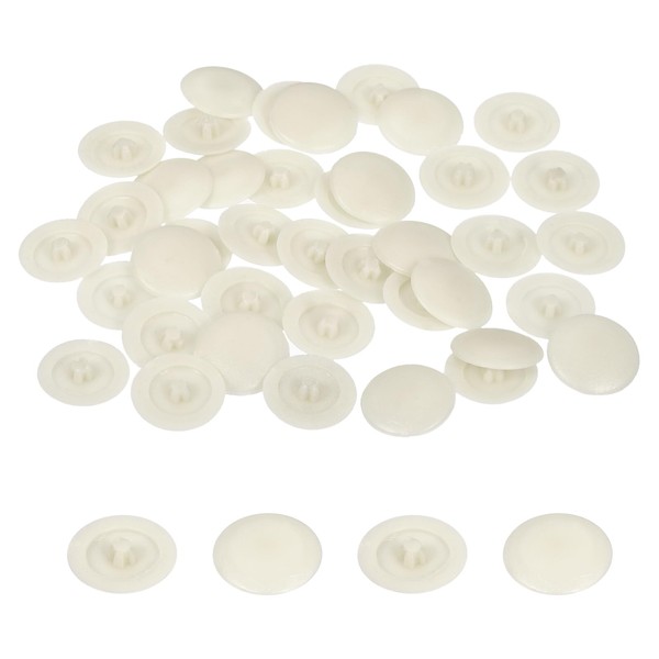 sourcing map 40PCS Screw Cap Covers, 12mm Waterproof Plastic Screw