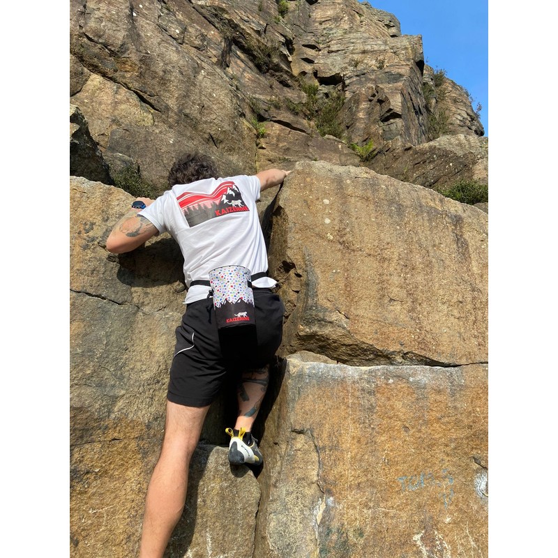 KAIZENINE Chalk Bag Rock Climbing Bouldering Chalk Climber Grip Strength