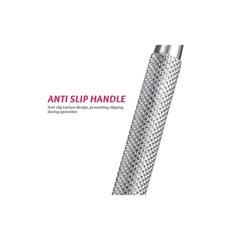 Uonlytech Juego de 4 Herramientas Triangulares para Limpiar Cutículas Y