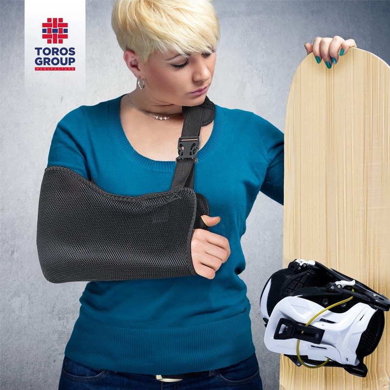 Arm Sling Breathable with Soft Padded Shoulder Strap Comfort Fit