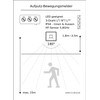 Motion Sensor IP44 Outdoor Indoor Radar HF Sensor 15 m